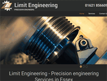 Tablet Screenshot of limitengineering.co.uk